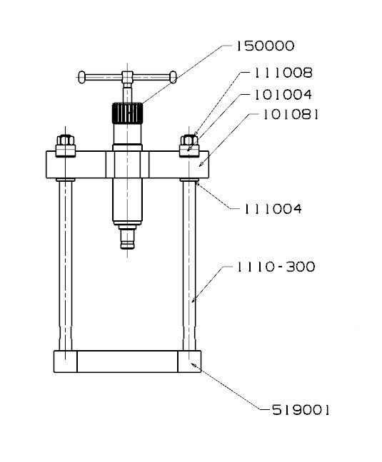 Potence Hydraulique Silentblocs